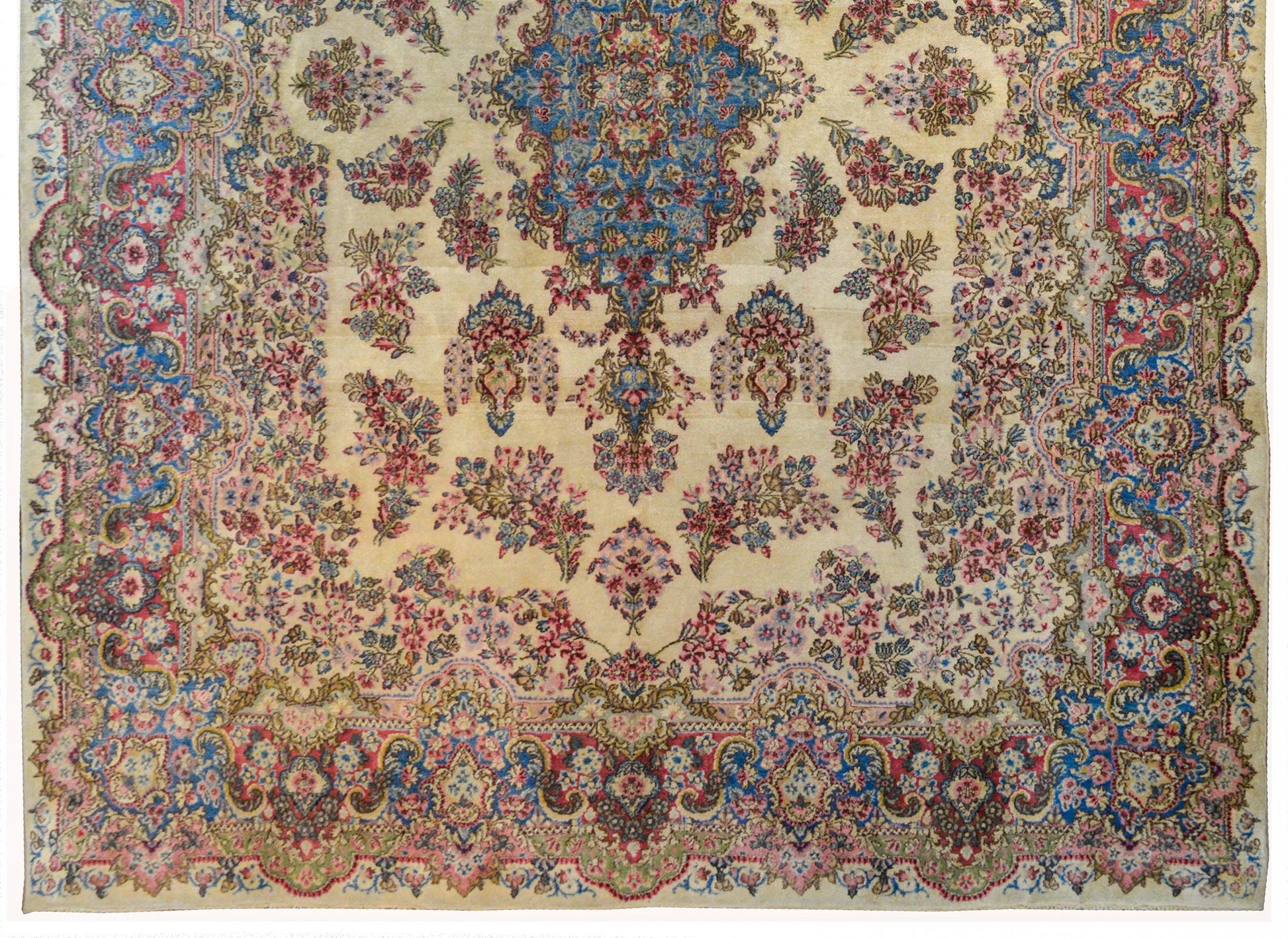 Beautiful Early 20th Century Persian Kirman Rug For Sale