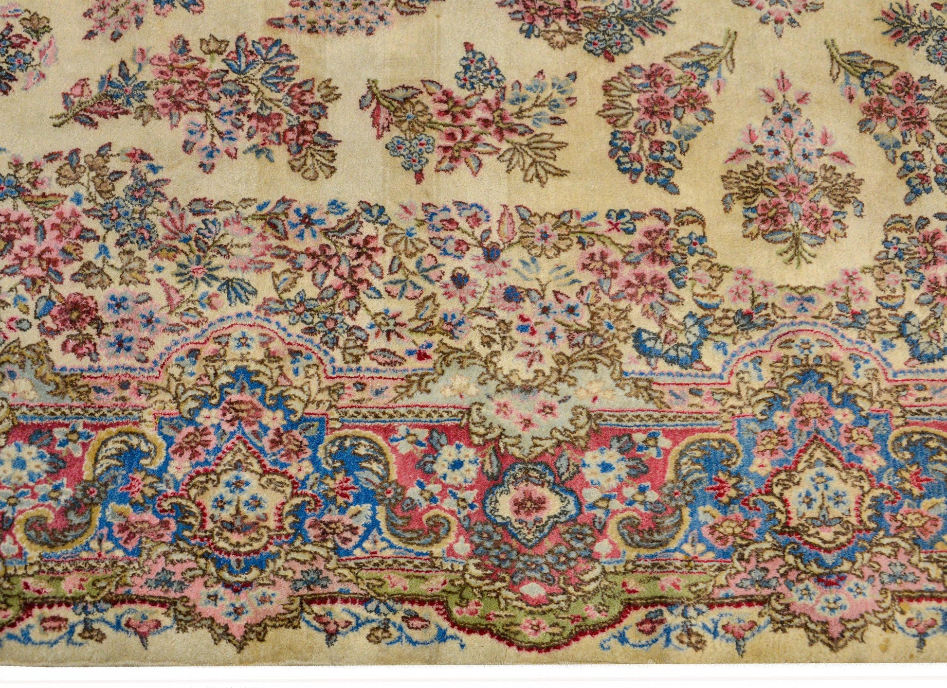 Beautiful Early 20th Century Persian Kirman Rug For Sale