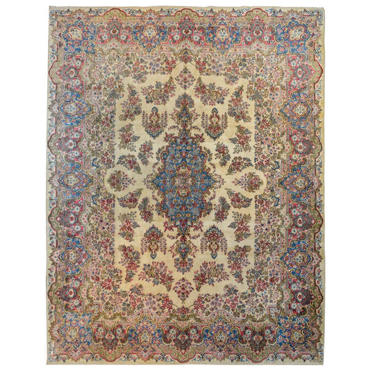 Beautiful Early 20th Century Persian Kirman Rug For Sale