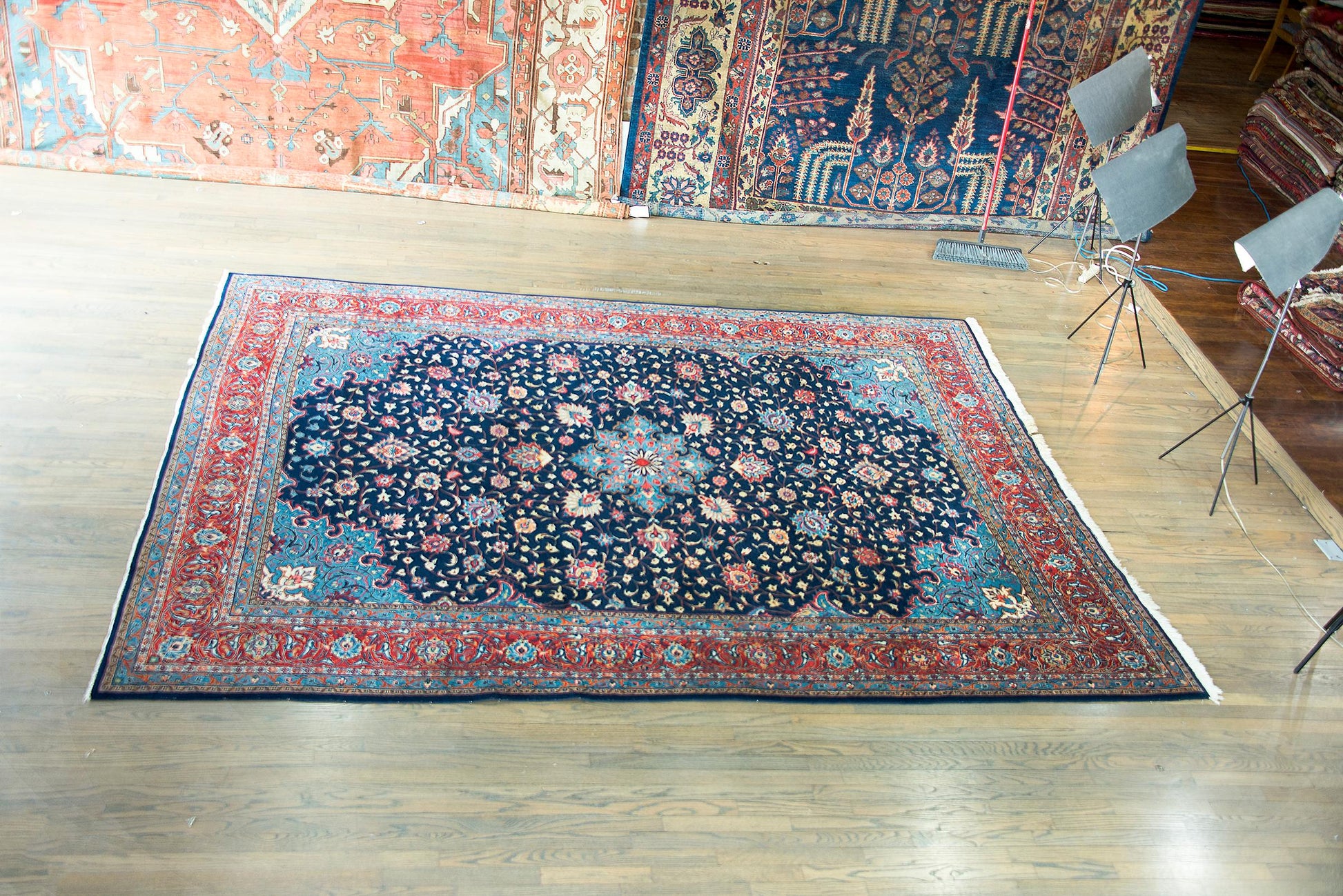 Vintage Persian Sarouk Rug For Sale