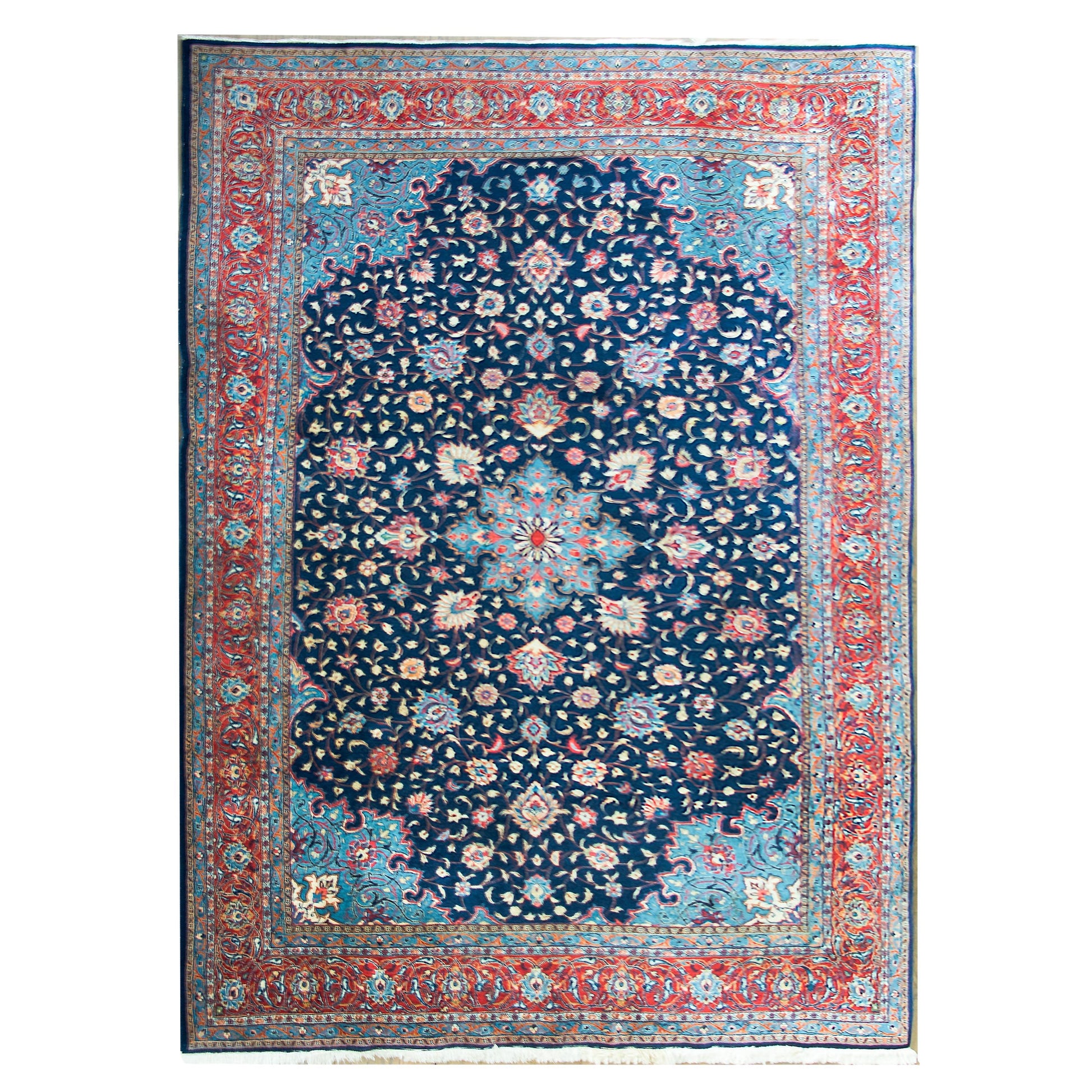 Vintage Persian Sarouk Rug For Sale
