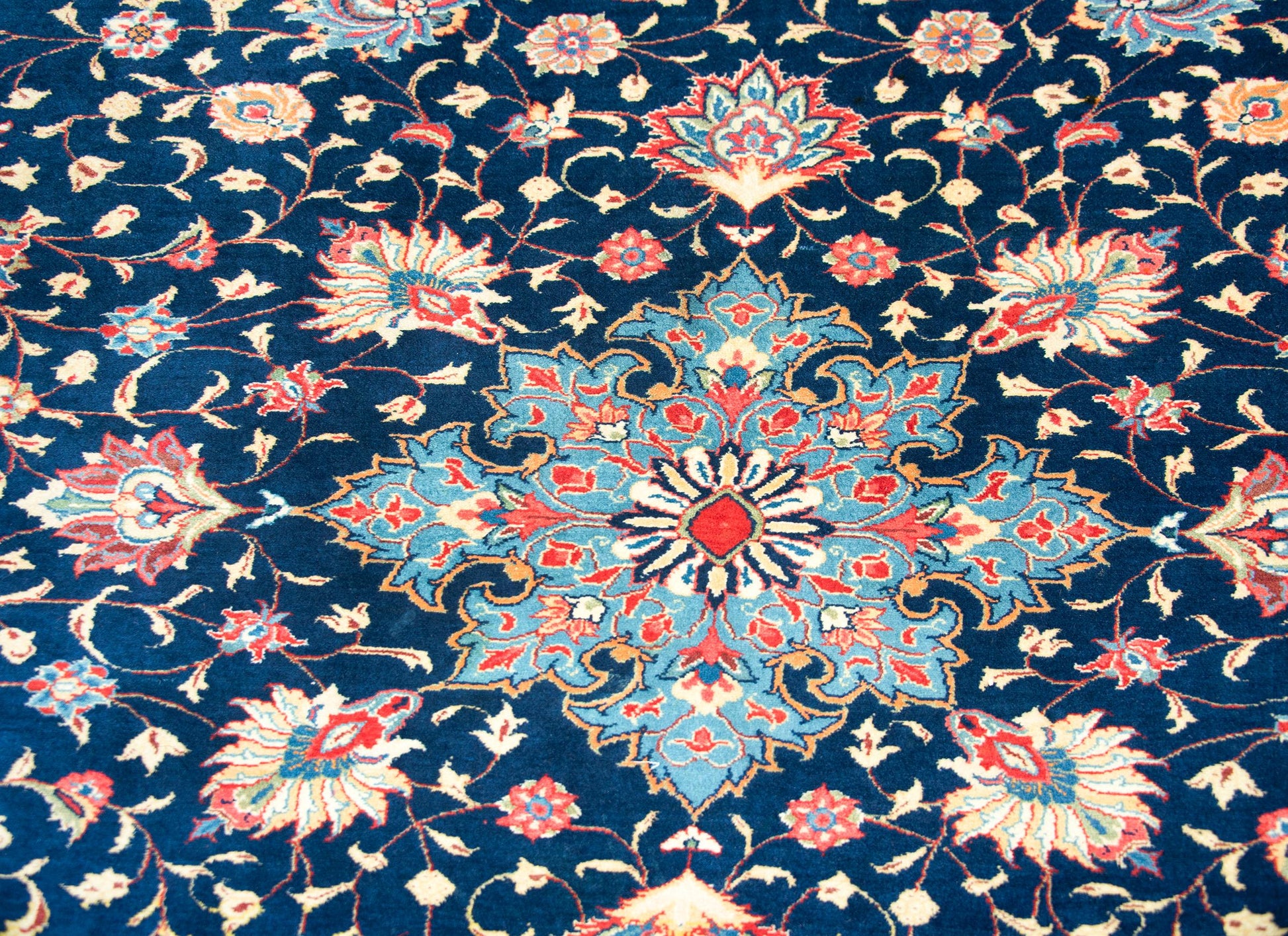 Vintage Persian Sarouk Rug For Sale