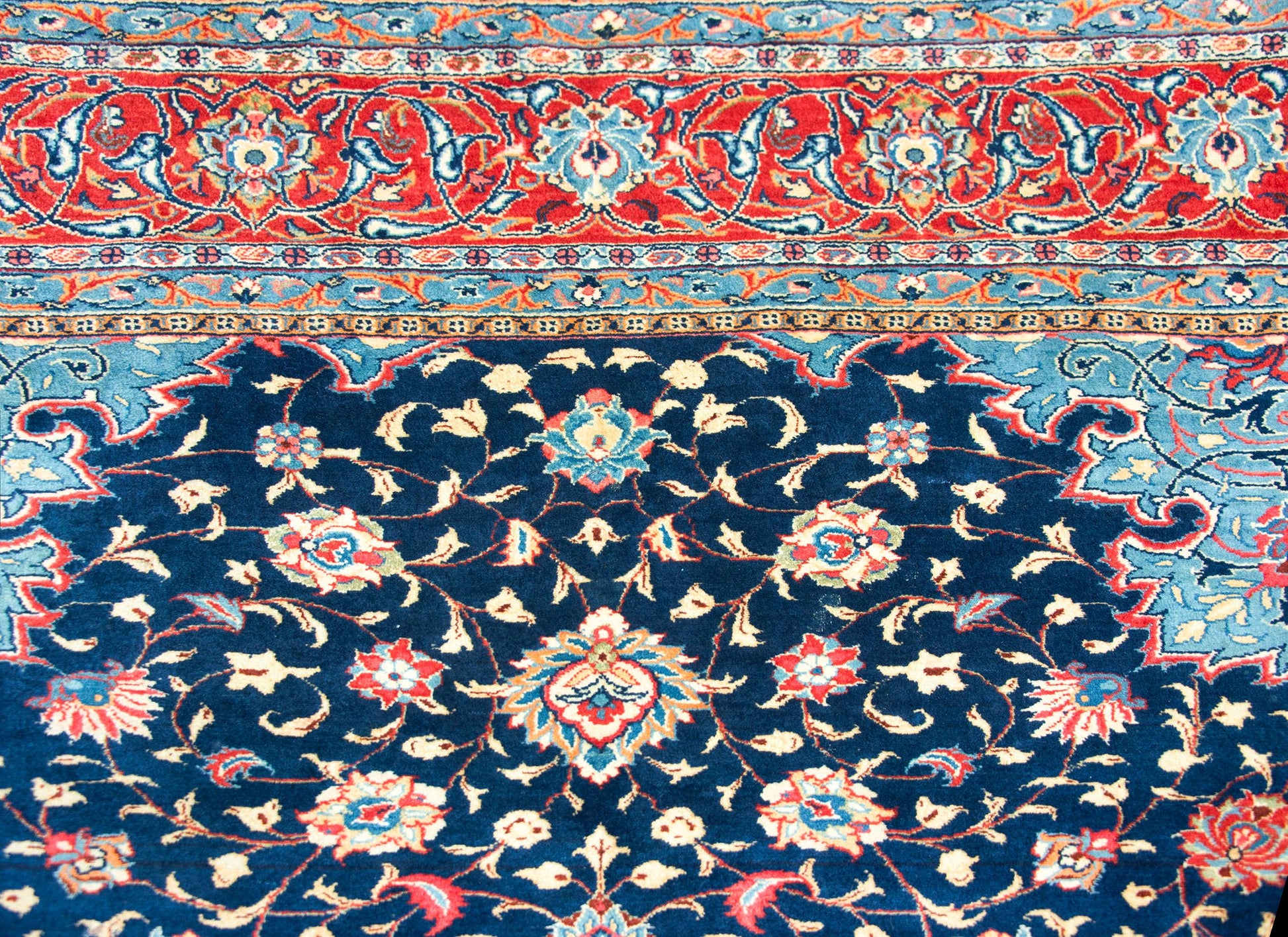 Vintage Persian Sarouk Rug For Sale