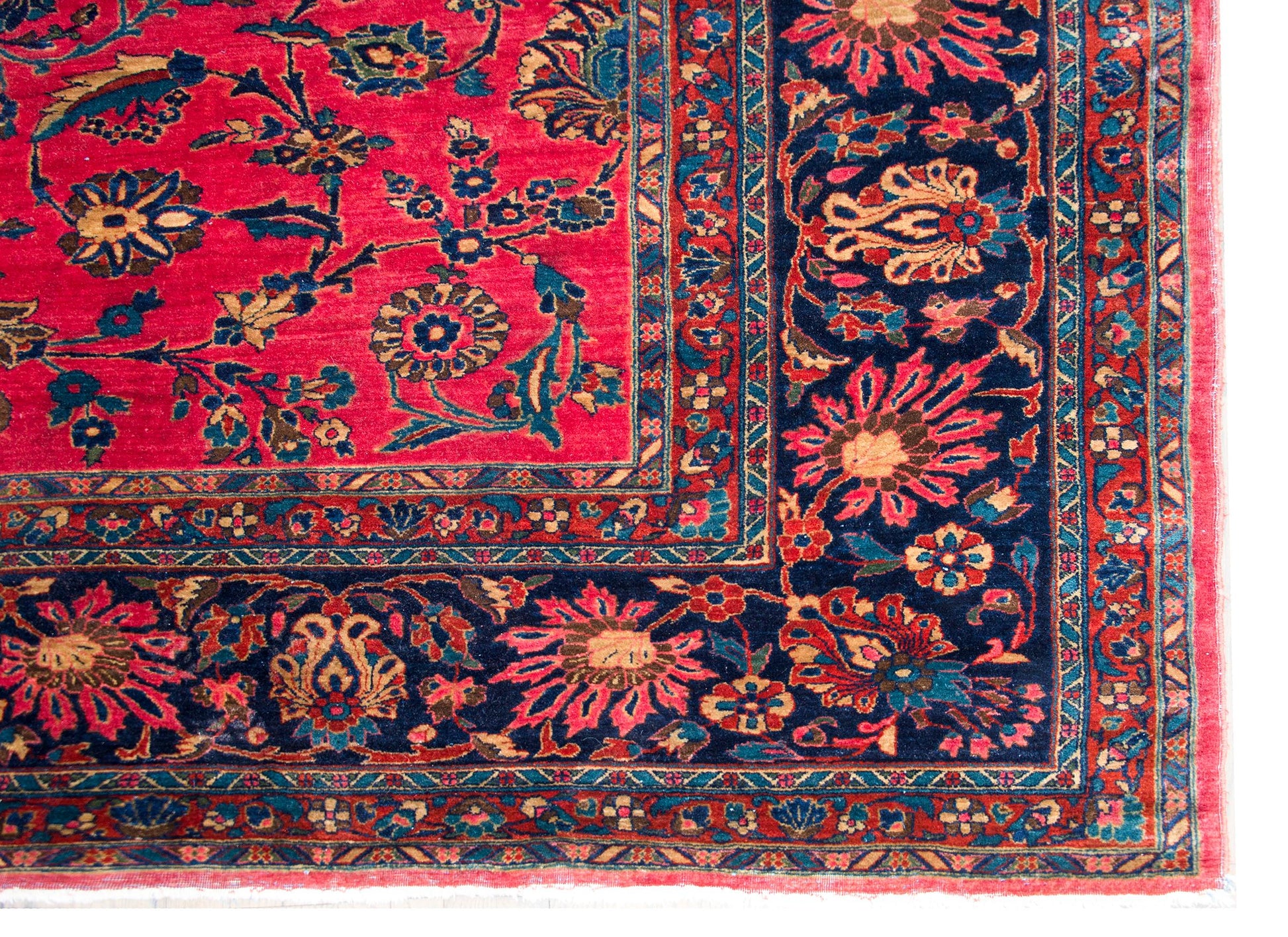 Early 20th Century Persian Sarouk Mahal Rug For Sale