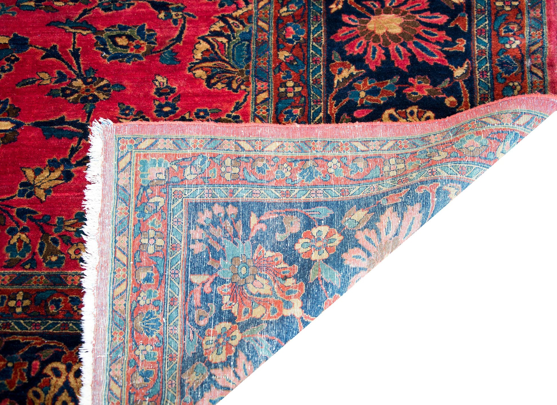 Early 20th Century Persian Sarouk Mahal Rug For Sale