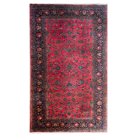 Early 20th Century Persian Sarouk Mahal Rug For Sale