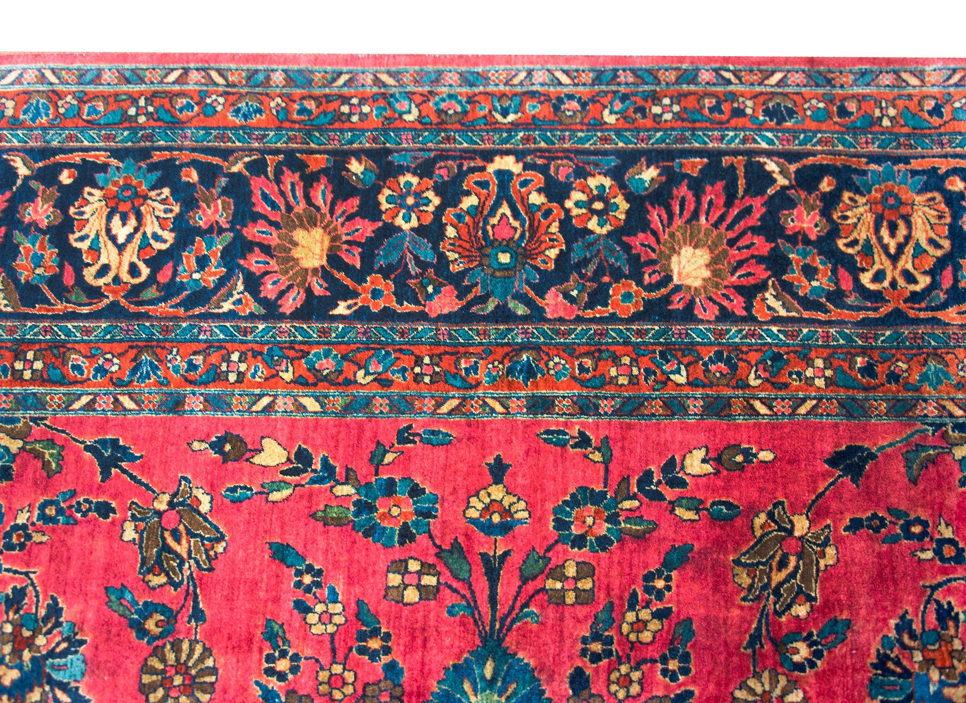 Early 20th Century Persian Sarouk Mahal Rug For Sale