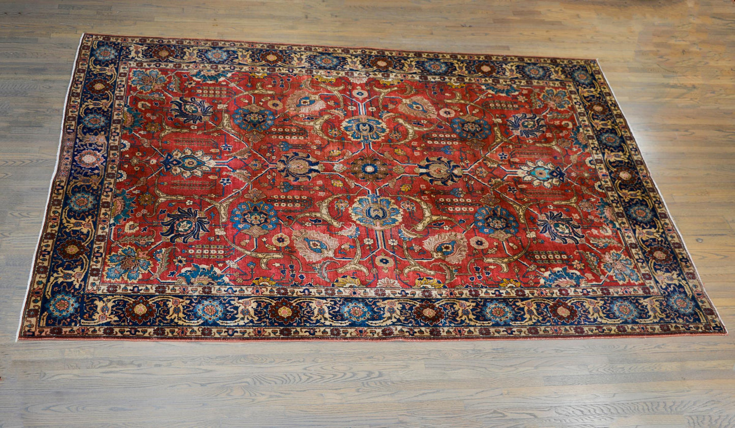 Early 20th Century Persian Tabriz Rug For Sale