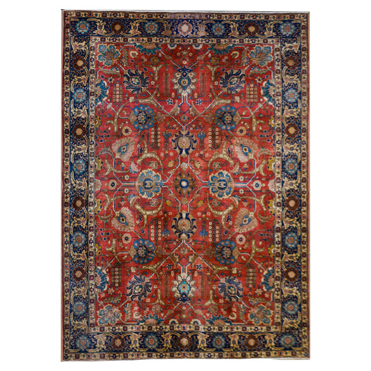 Early 20th Century Persian Tabriz Rug For Sale