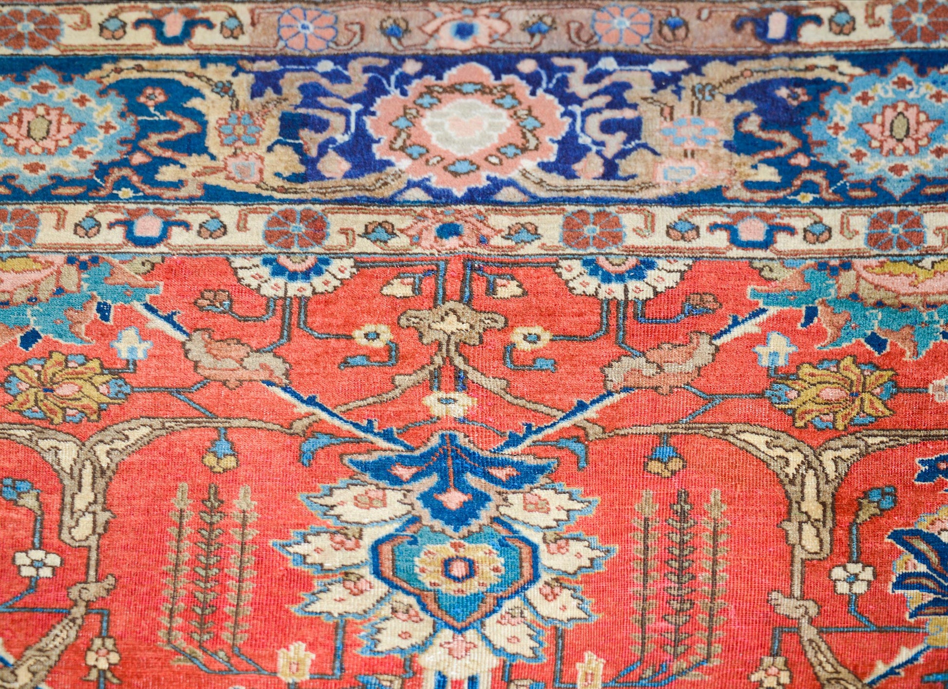 Early 20th Century Persian Tabriz Rug For Sale