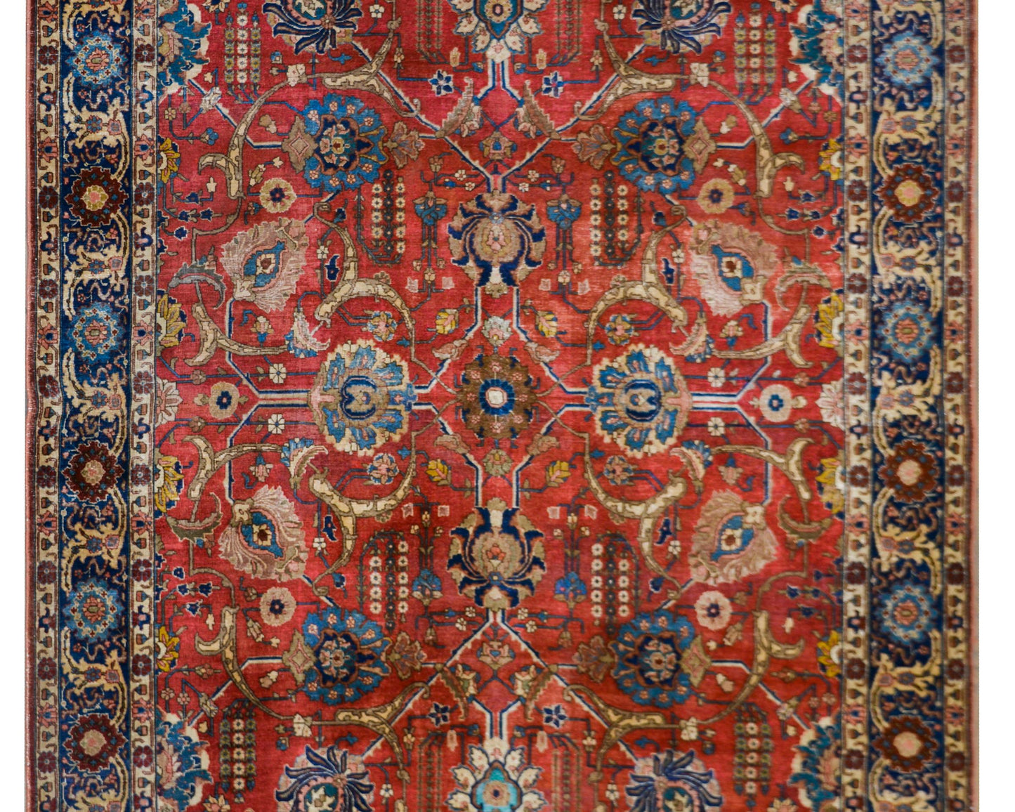 Early 20th Century Persian Tabriz Rug For Sale