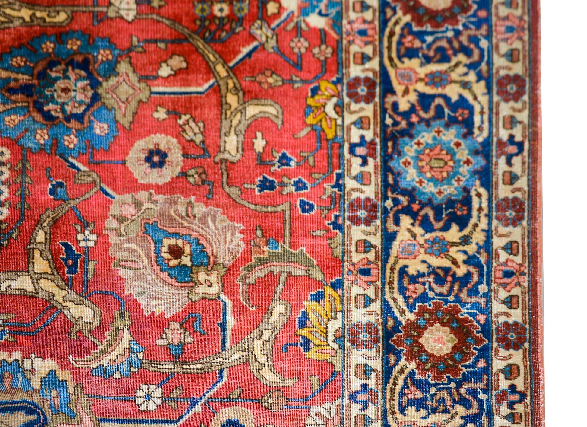Early 20th Century Persian Tabriz Rug For Sale
