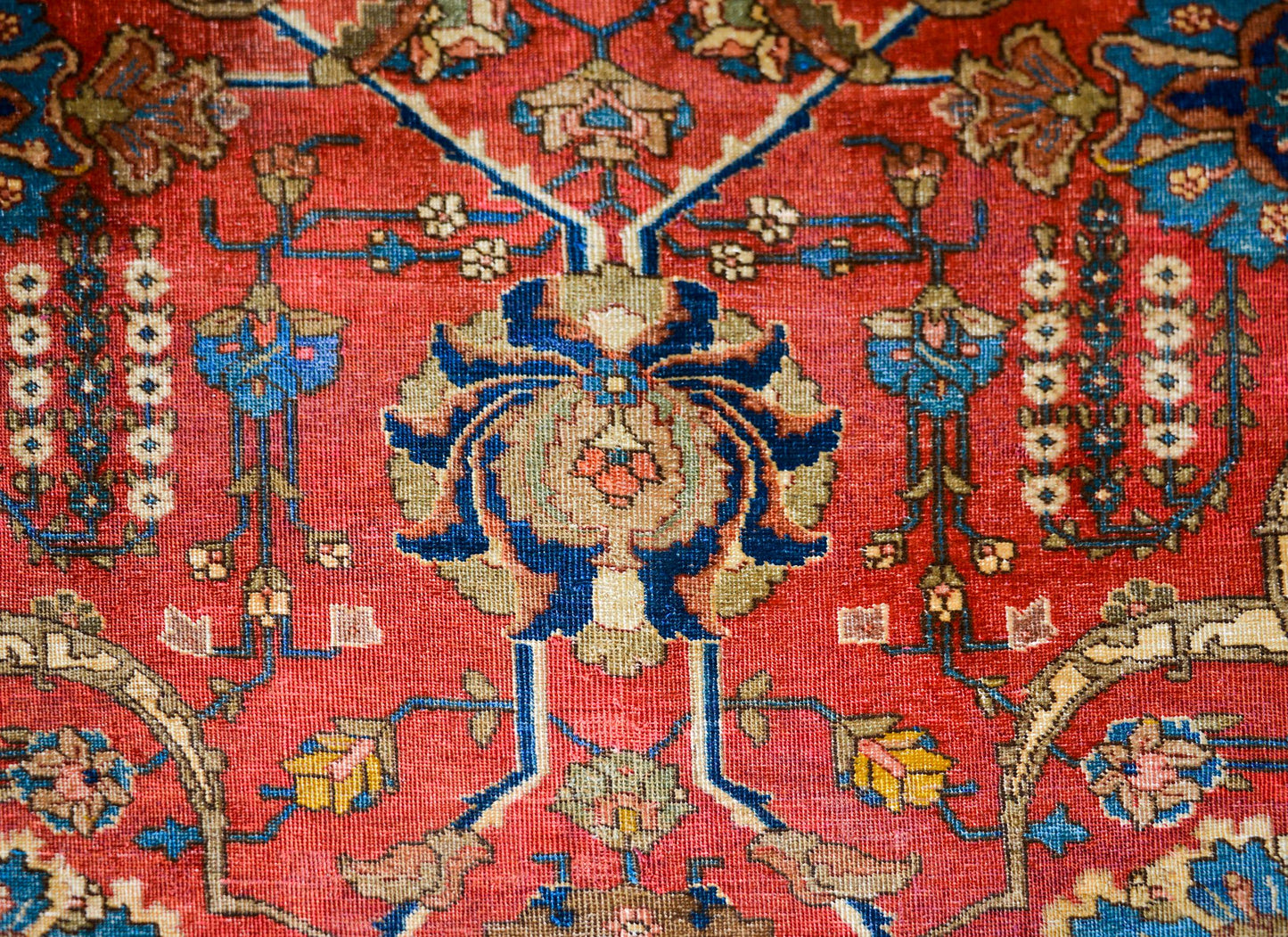 Early 20th Century Persian Tabriz Rug For Sale
