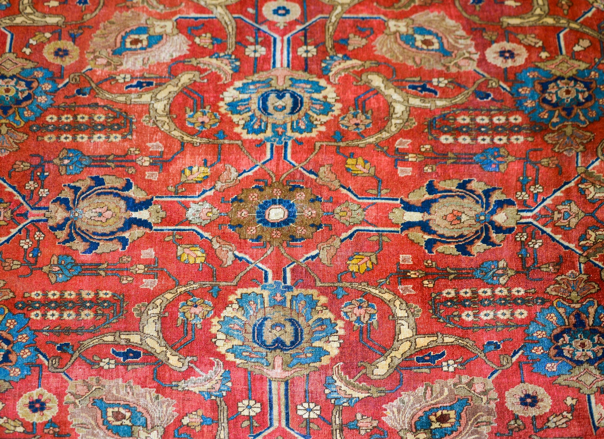 Early 20th Century Persian Tabriz Rug For Sale