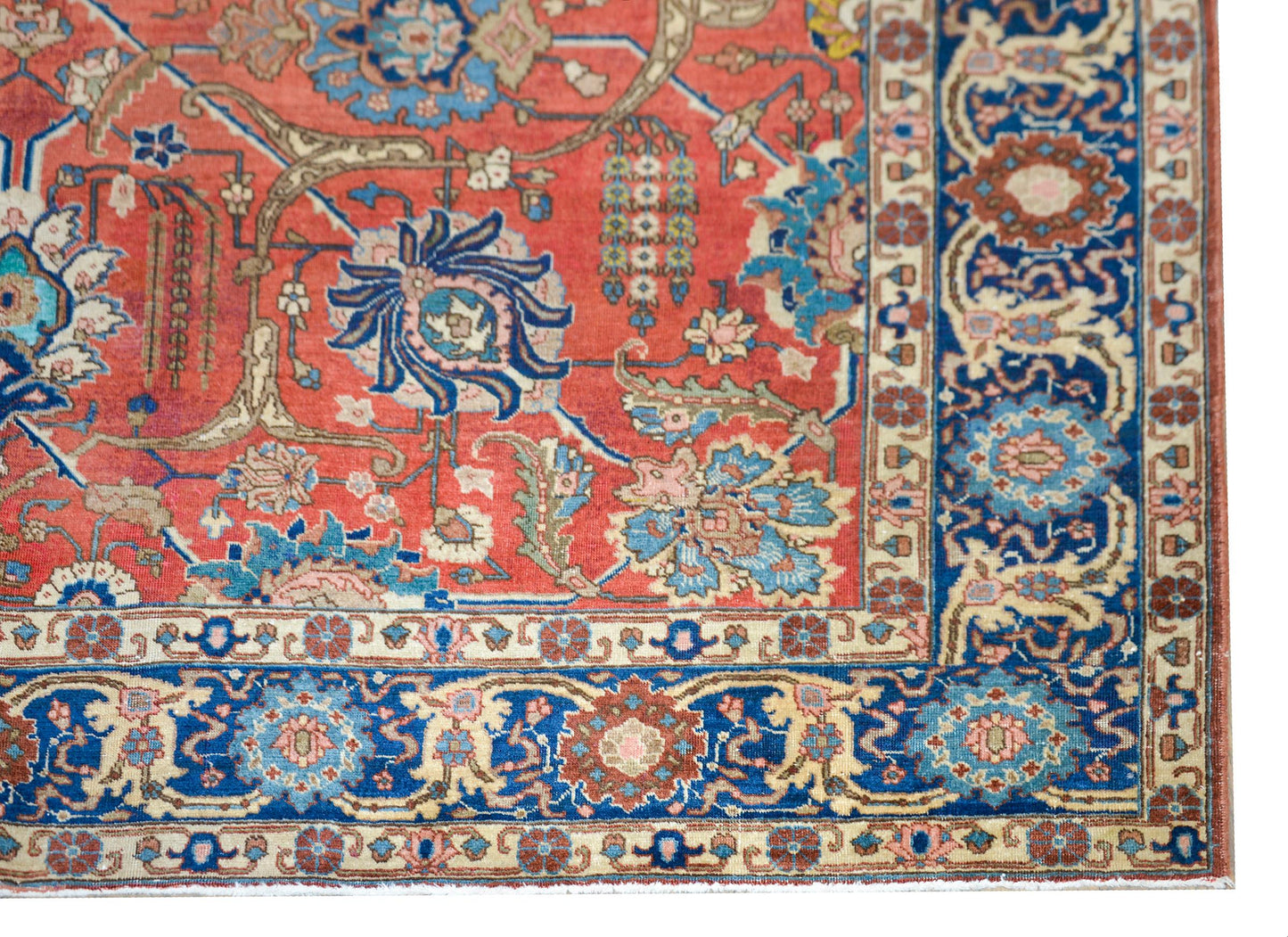 Early 20th Century Persian Tabriz Rug For Sale