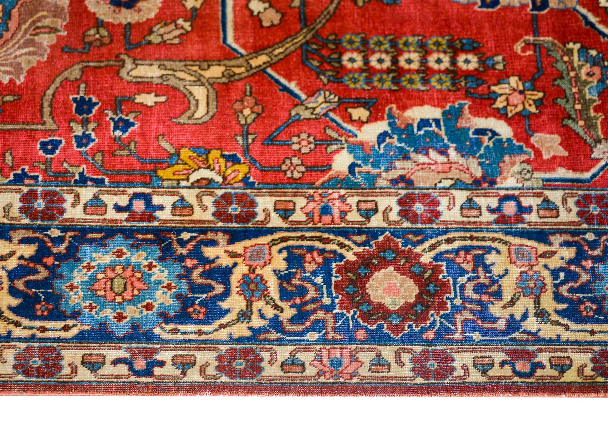 Early 20th Century Persian Tabriz Rug For Sale