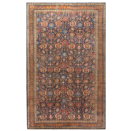 Incredible Late 19th Century Palatial Bidjar Rug For Sale