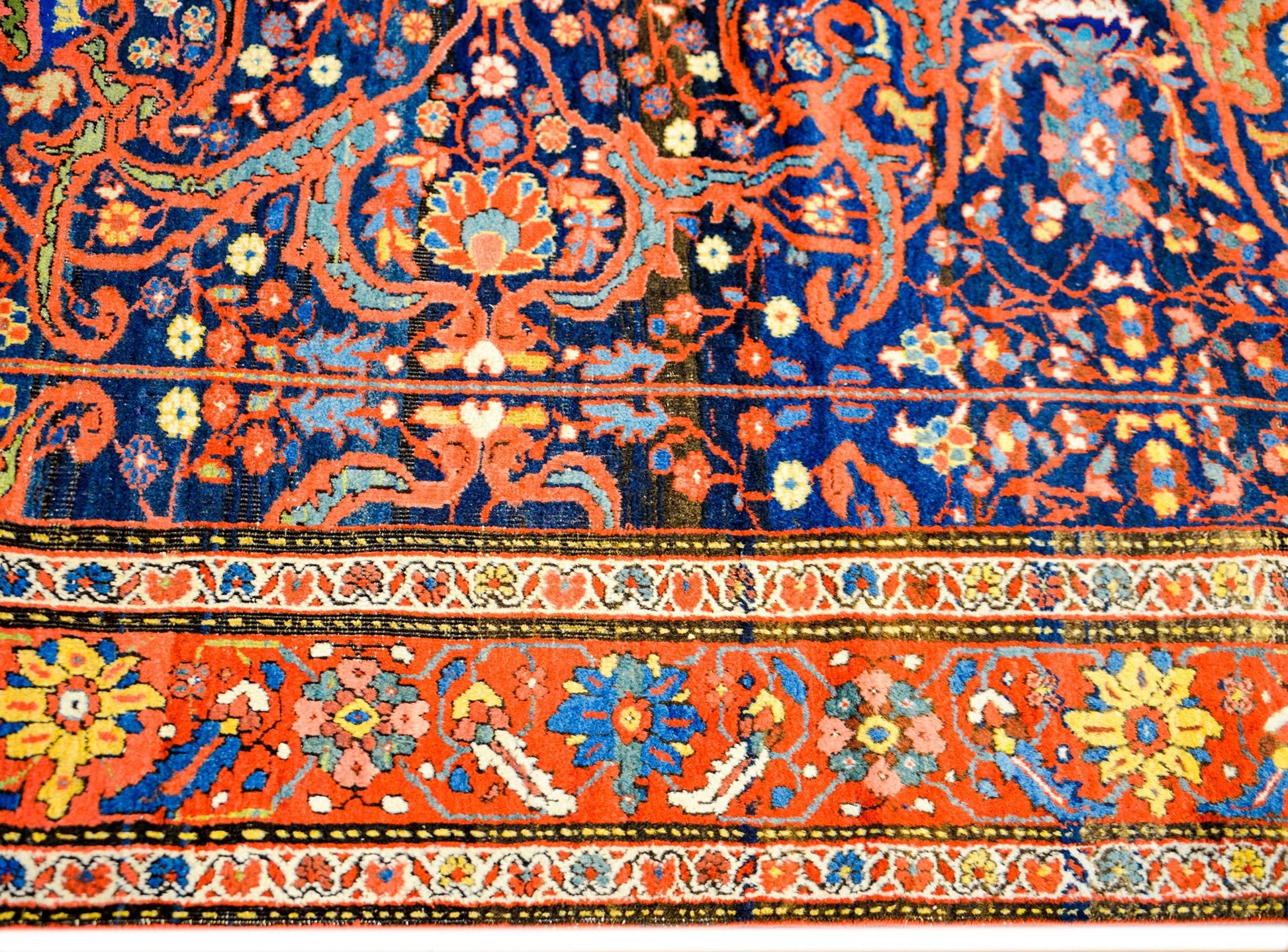 Amazing Early 20th Century Farahan Rug For Sale