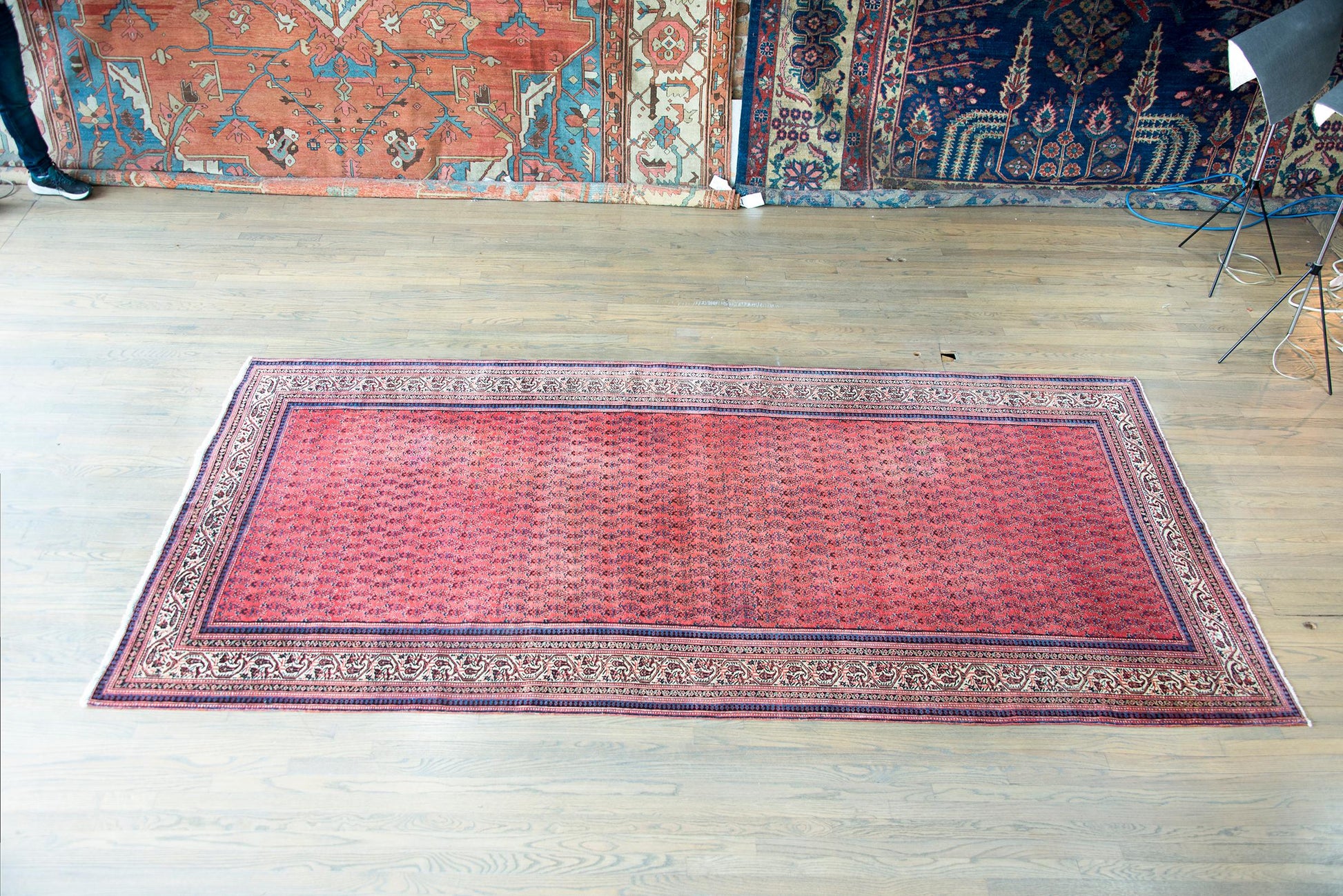 Early 20th Century Persian Malayer Rug For Sale