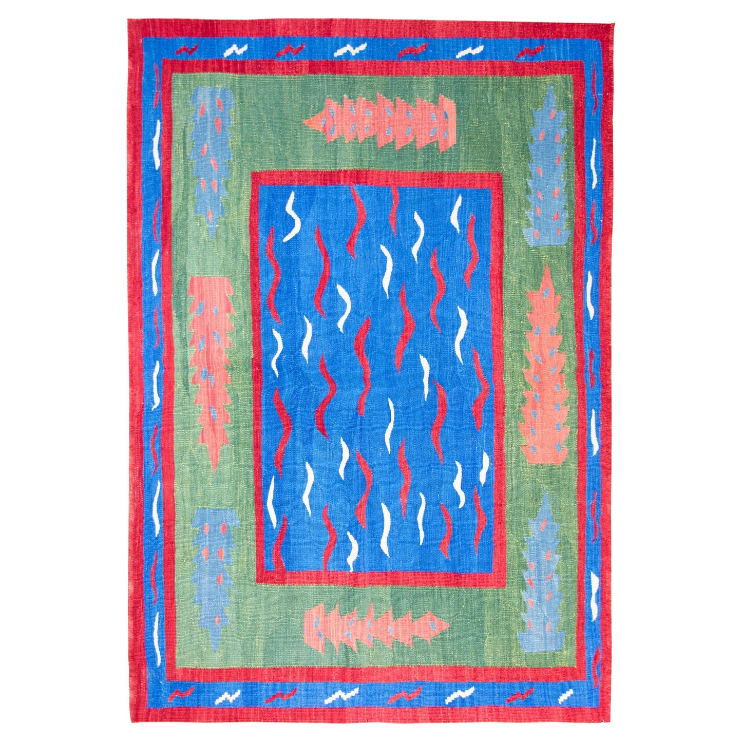 Vintage Turkish Kilim Rug For Sale