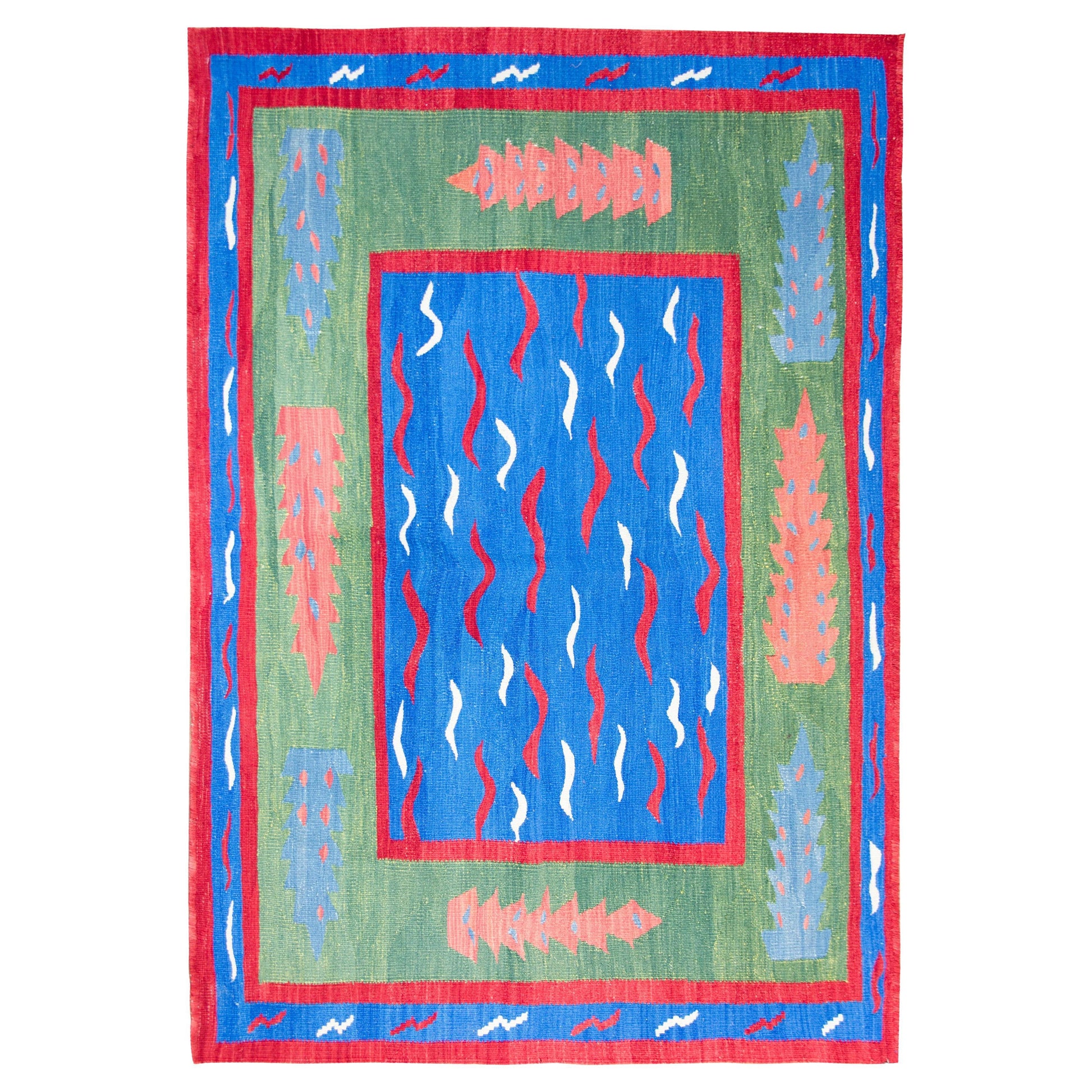 Vintage Turkish Kilim Rug For Sale