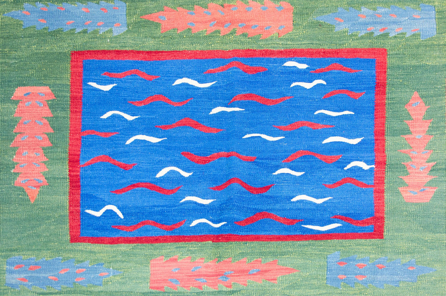 Vintage Turkish Kilim Rug For Sale