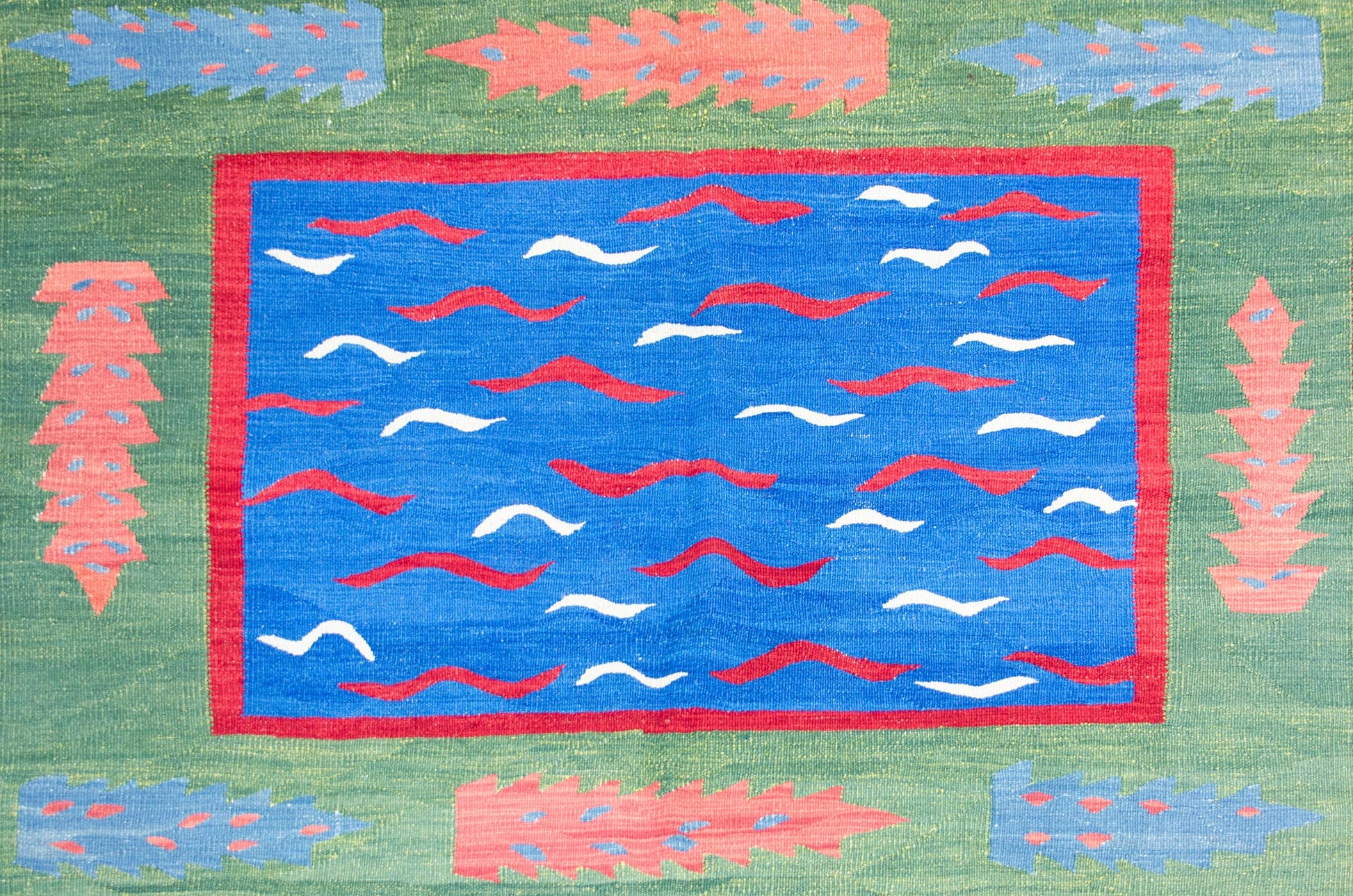 Vintage Turkish Kilim Rug For Sale