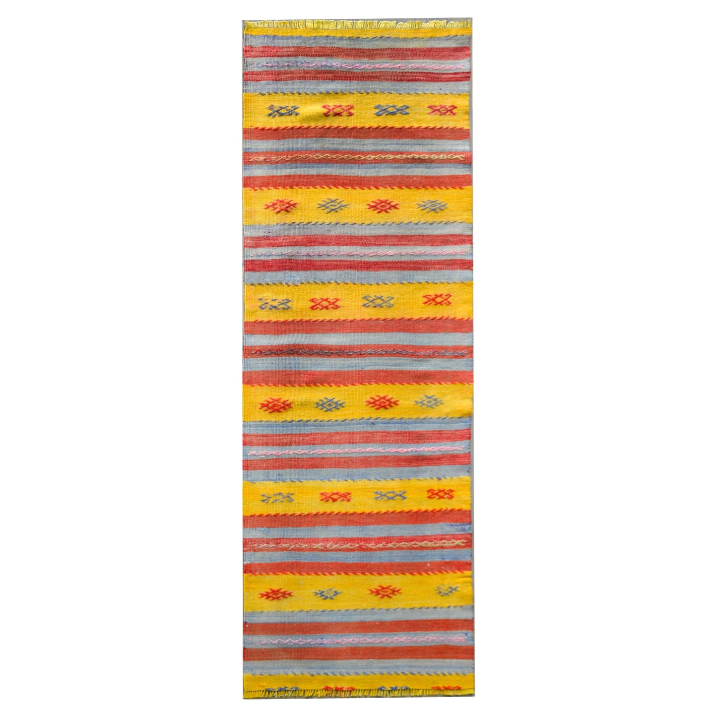 Vintage Turkish Konya Kilim Rug For Sale