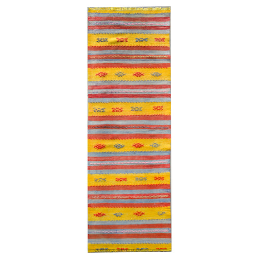Vintage Turkish Konya Kilim Rug For Sale