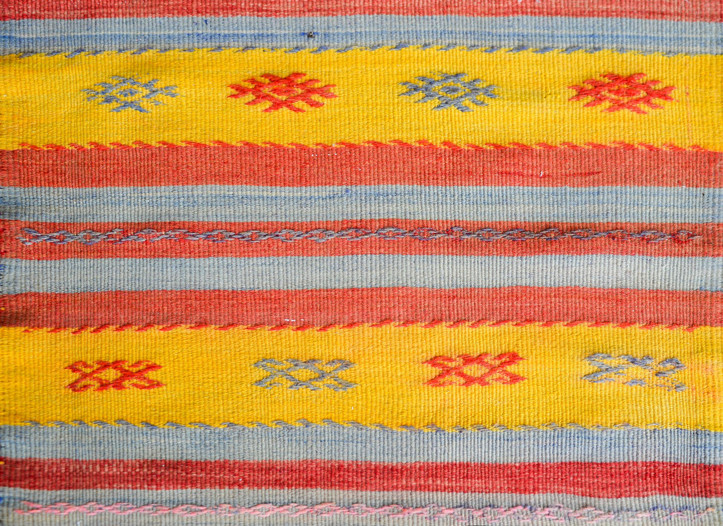 Vintage Turkish Konya Kilim Rug For Sale