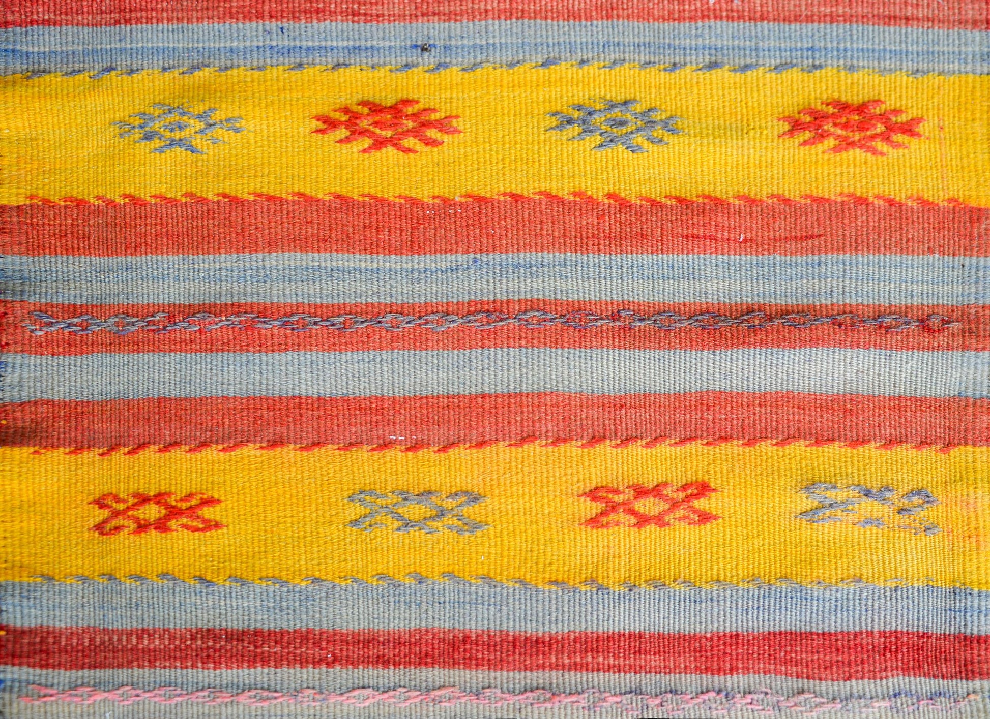 Vintage Turkish Konya Kilim Rug For Sale