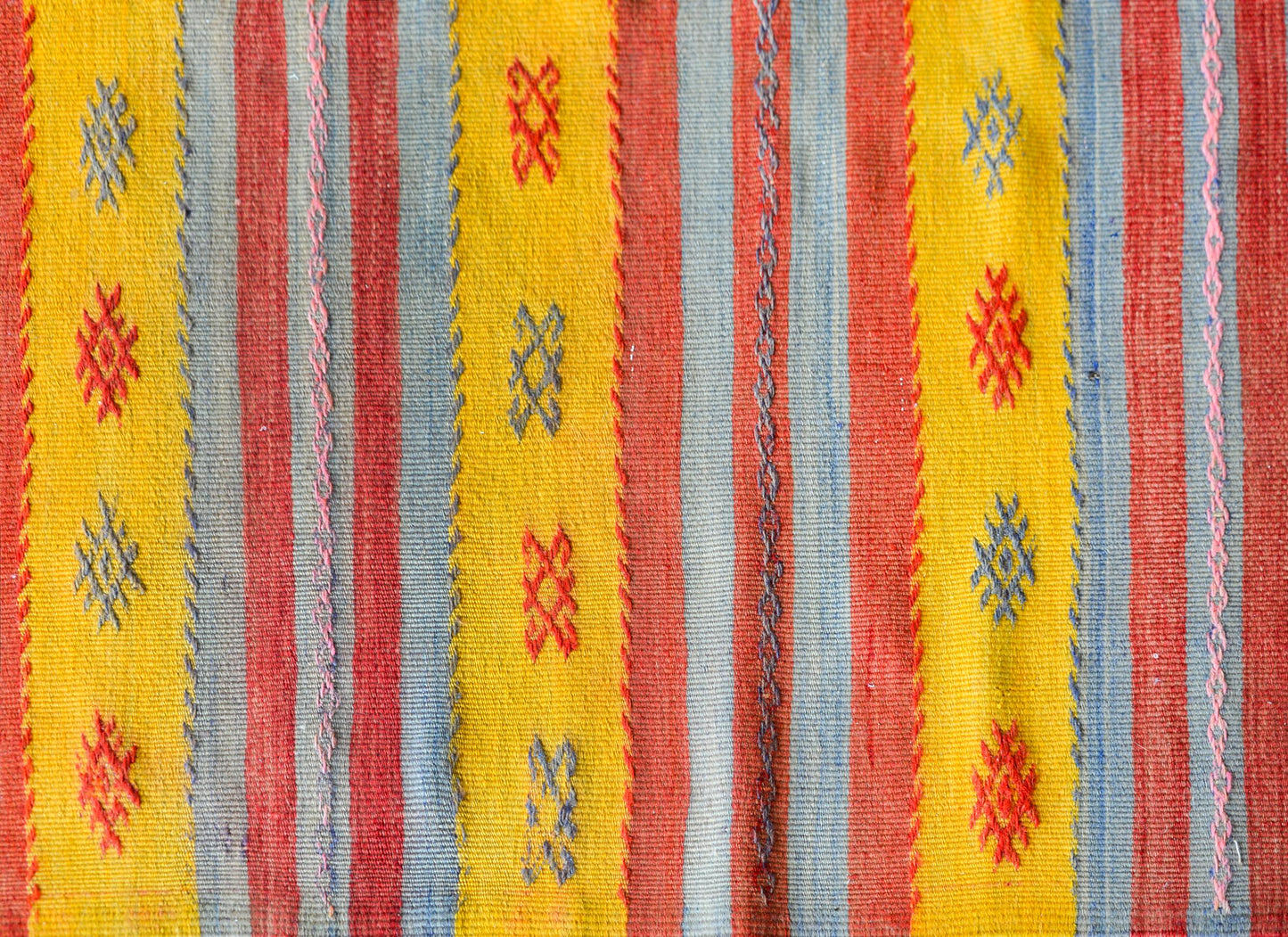 Vintage Turkish Konya Kilim Rug For Sale