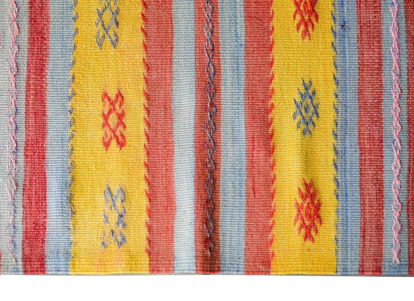 Vintage Turkish Konya Kilim Rug For Sale
