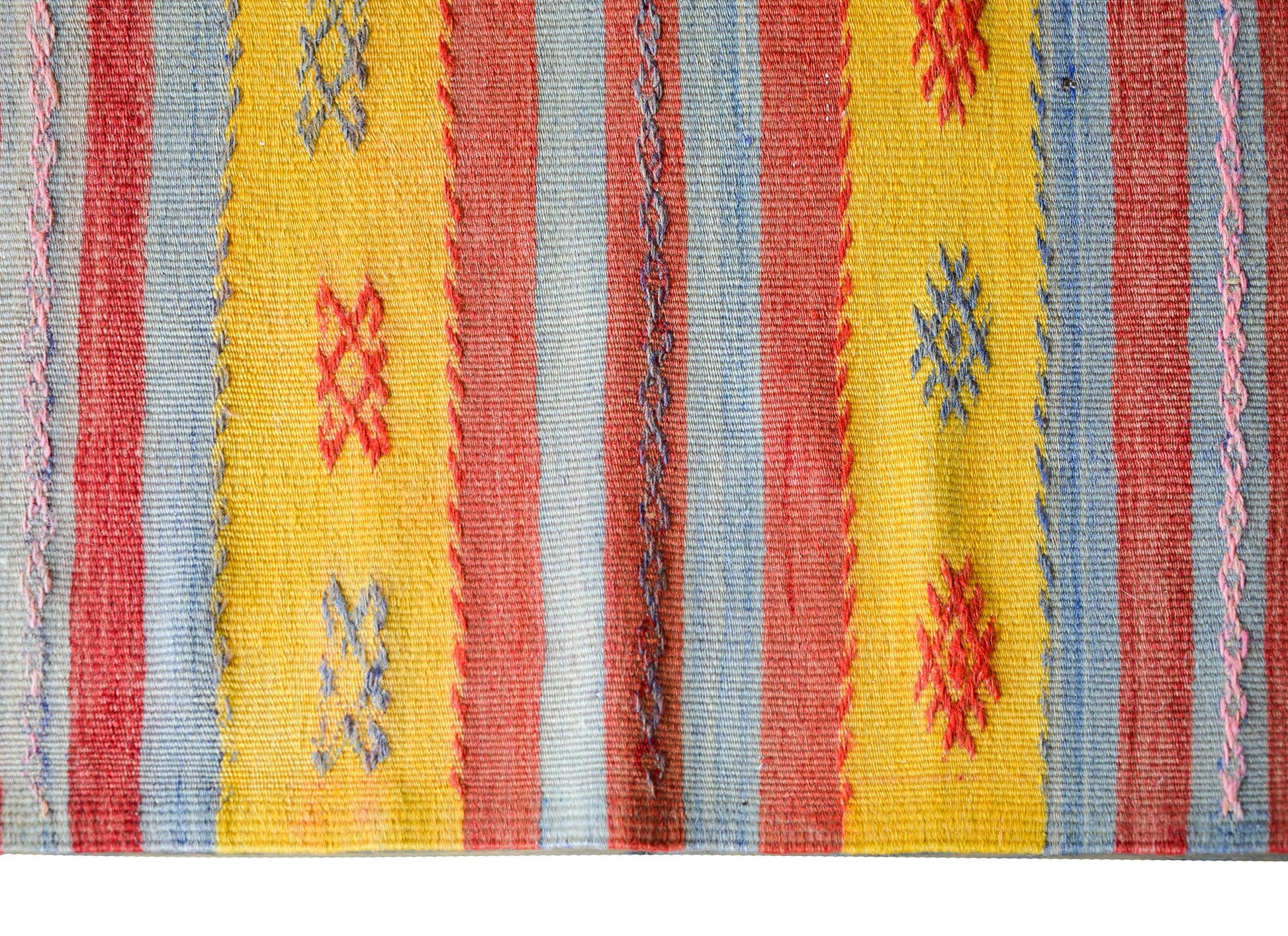 Vintage Turkish Konya Kilim Rug For Sale