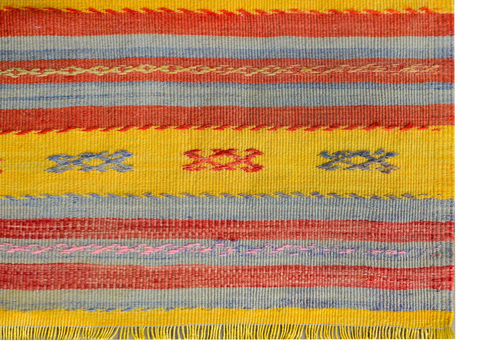 Vintage Turkish Konya Kilim Rug For Sale
