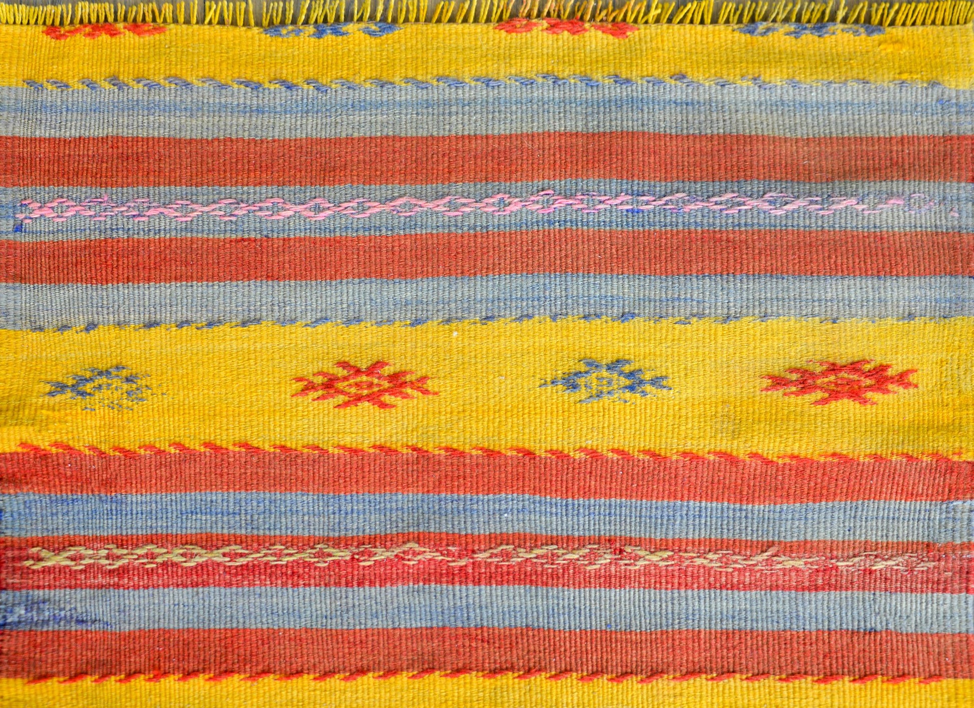Vintage Turkish Konya Kilim Rug For Sale