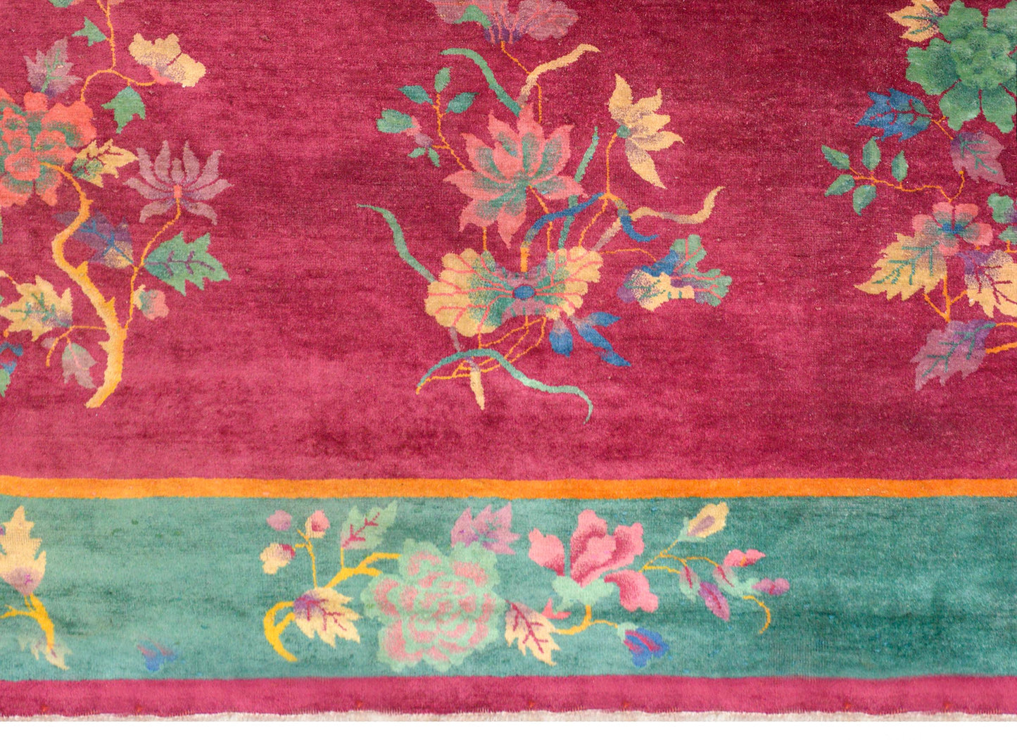 Extraordinary Chinese Art Deco Rug For Sale