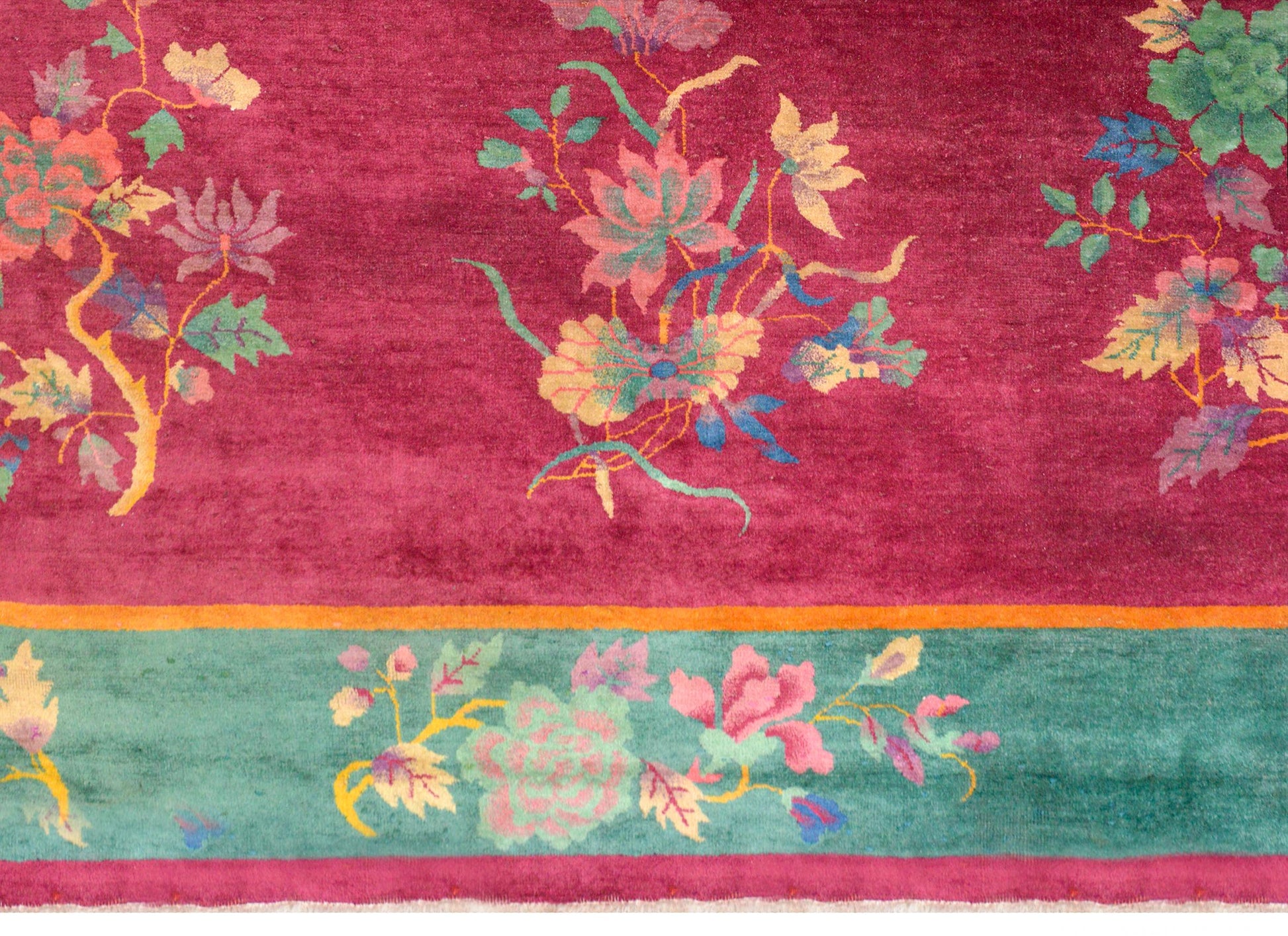 Extraordinary Chinese Art Deco Rug For Sale