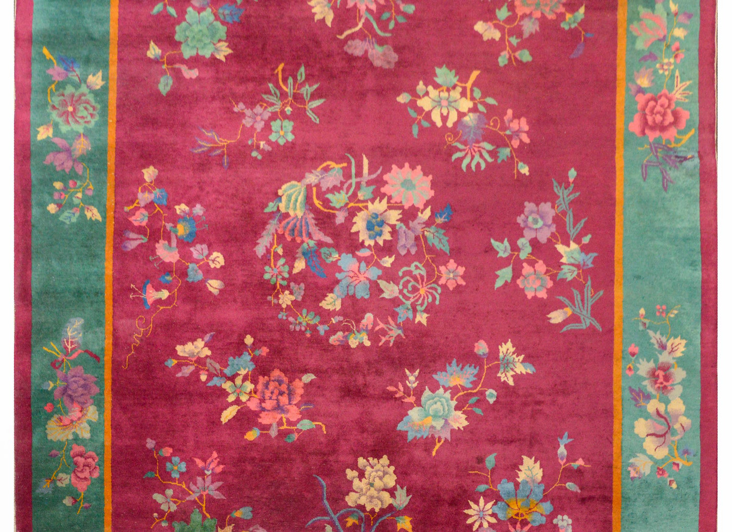 Extraordinary Chinese Art Deco Rug For Sale