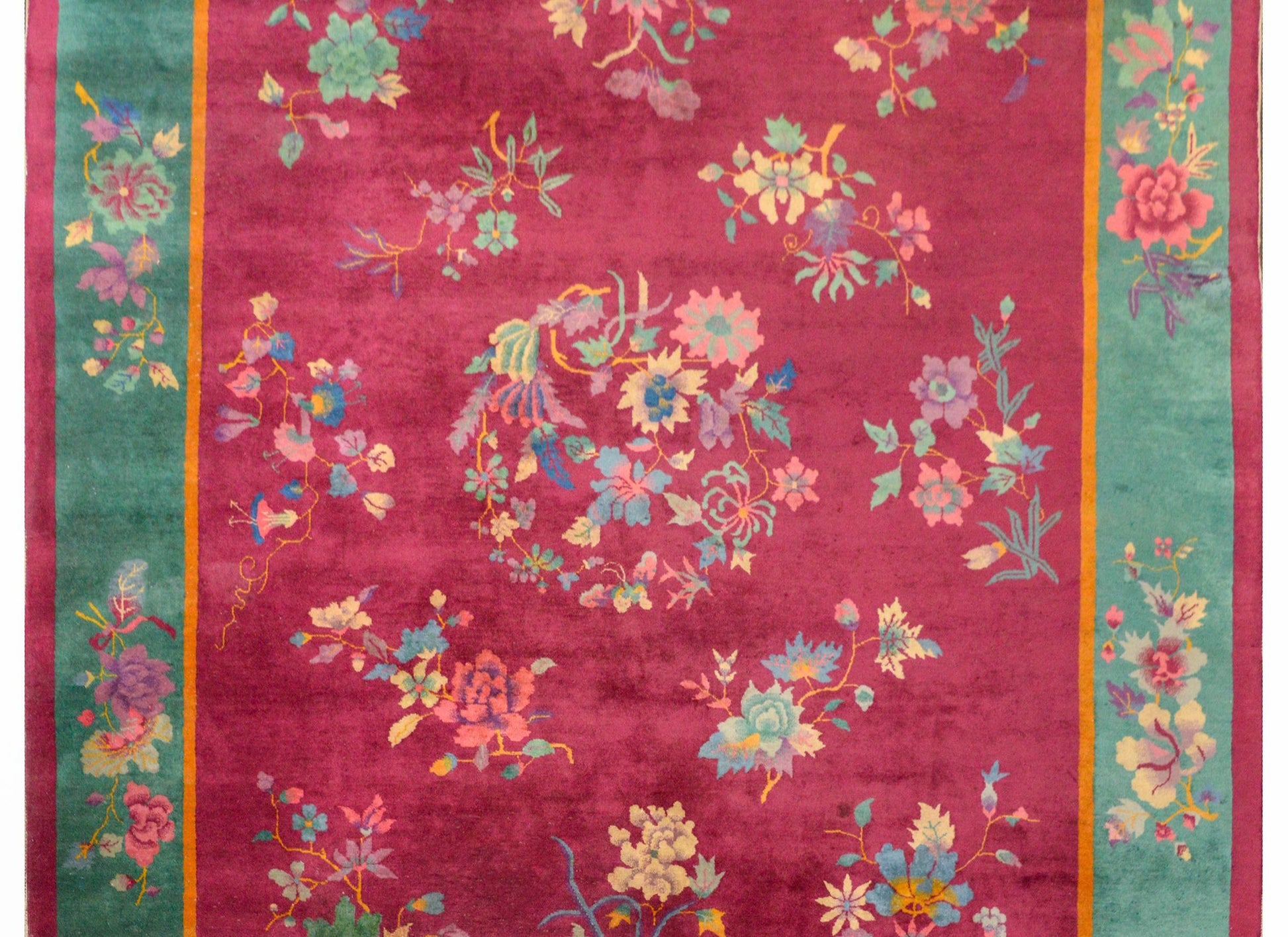 Extraordinary Chinese Art Deco Rug For Sale