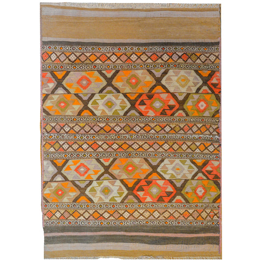 Beautiful Early 20th Century Shahsevan Kilim Rug For Sale
