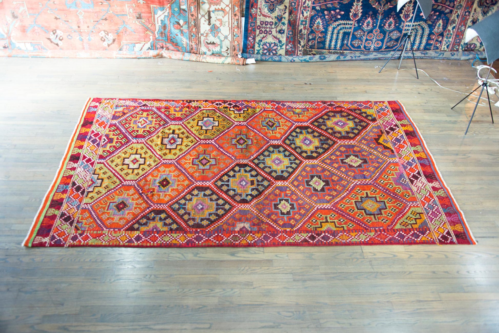 Vintage Turkish Konya Rug For Sale