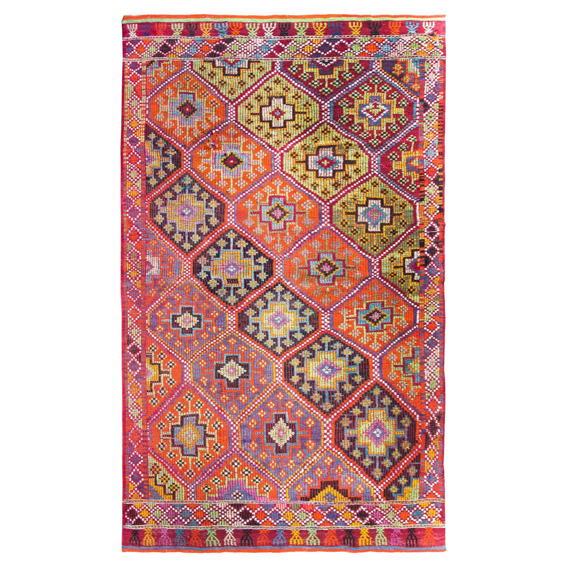 Vintage Turkish Konya Rug For Sale