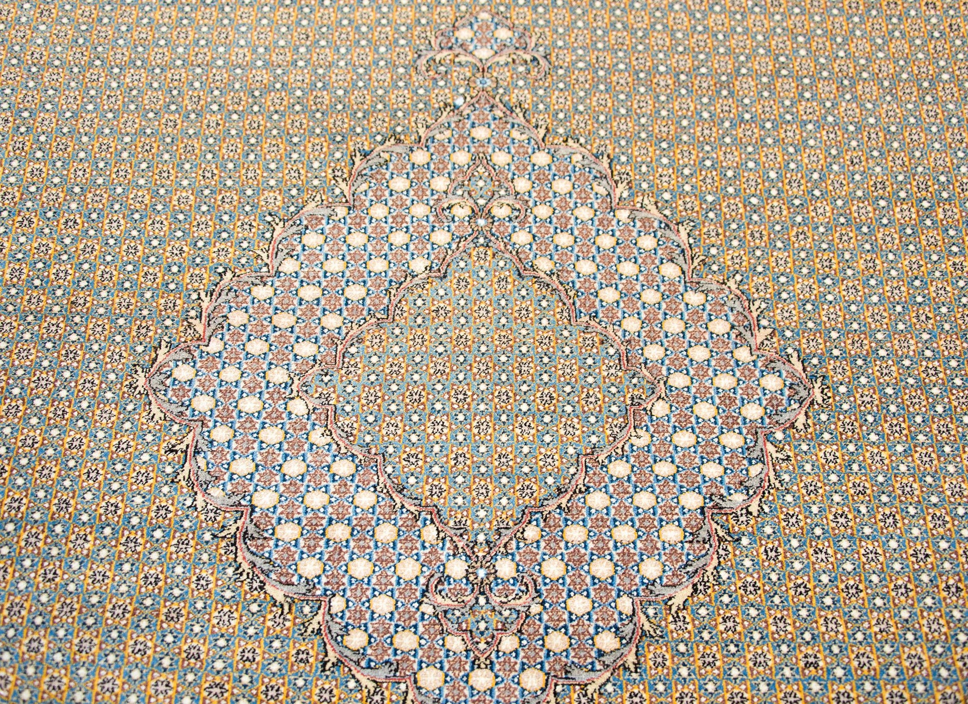Vintage Persian Qum Rug For Sale