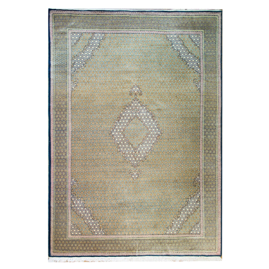 Vintage Persian Qum Rug For Sale