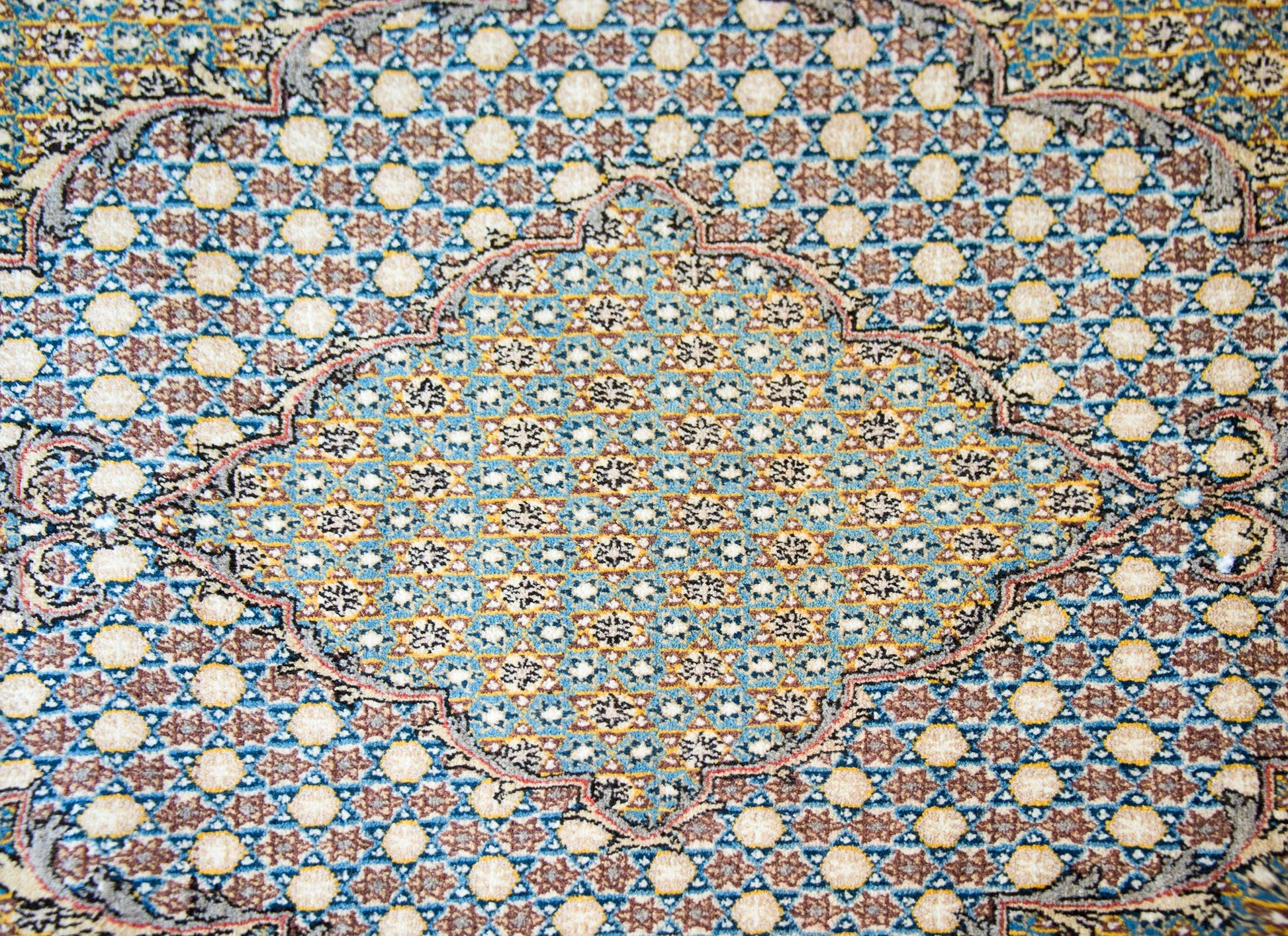 Vintage Persian Qum Rug For Sale