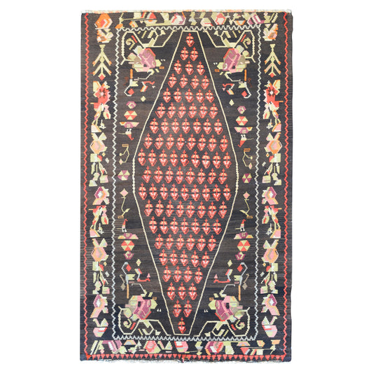 Vintage Anatolian Turkish Kilim Rug For Sale