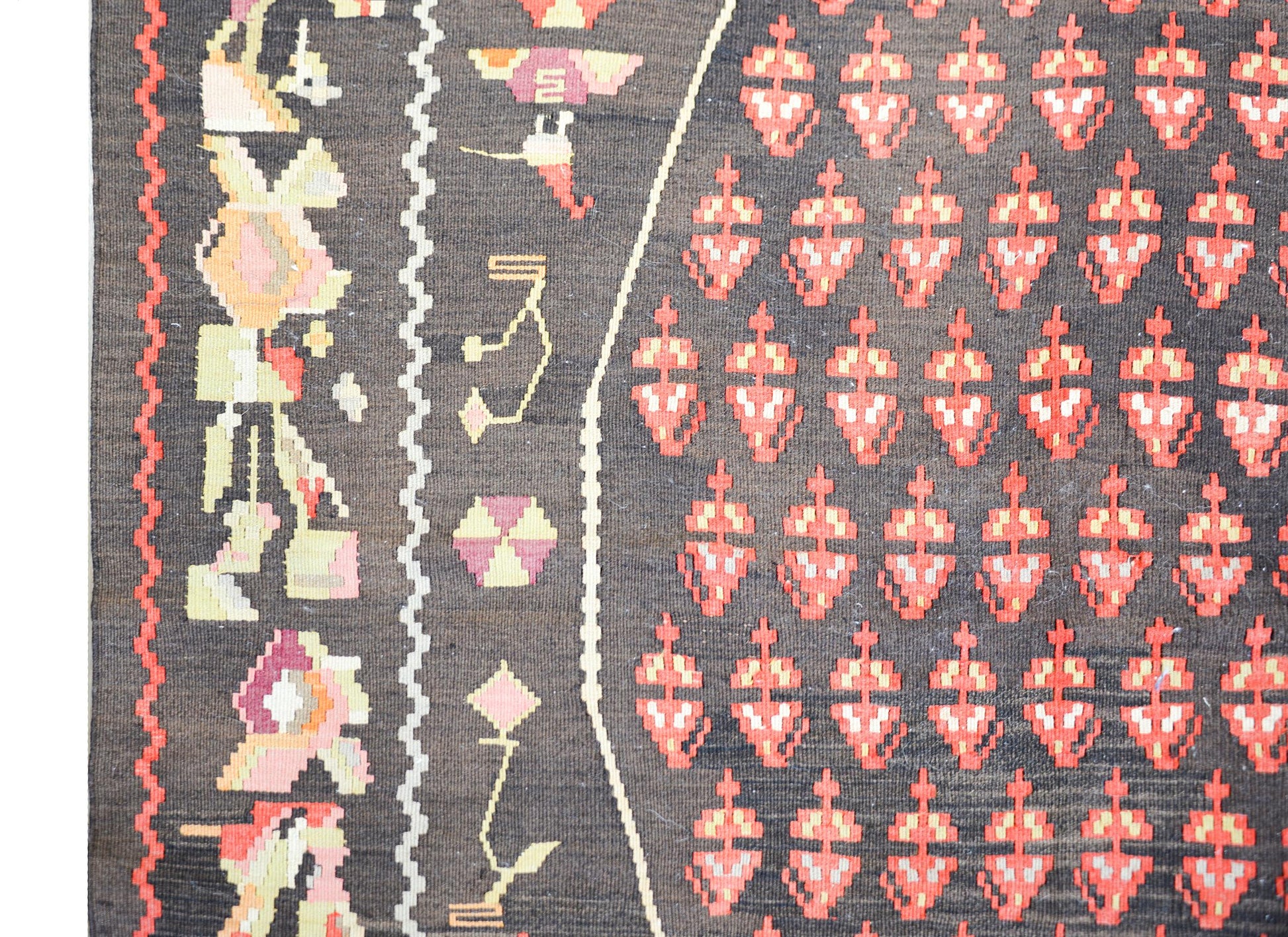 Vintage Anatolian Turkish Kilim Rug For Sale