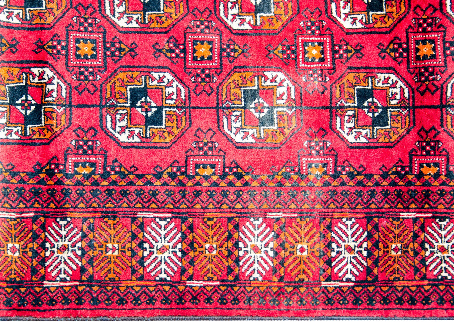 Brilliant Vintage Bokhara Rug For Sale