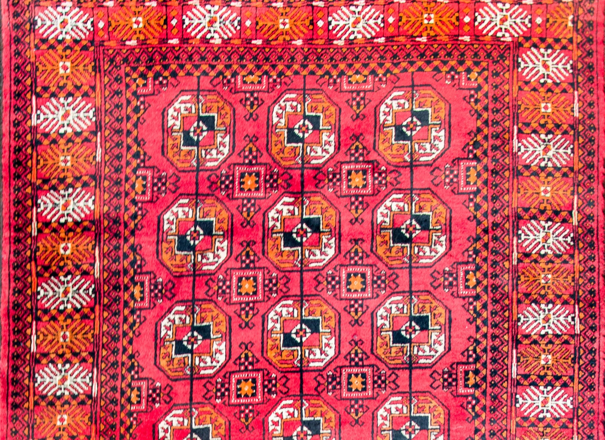 Brilliant Vintage Bokhara Rug For Sale
